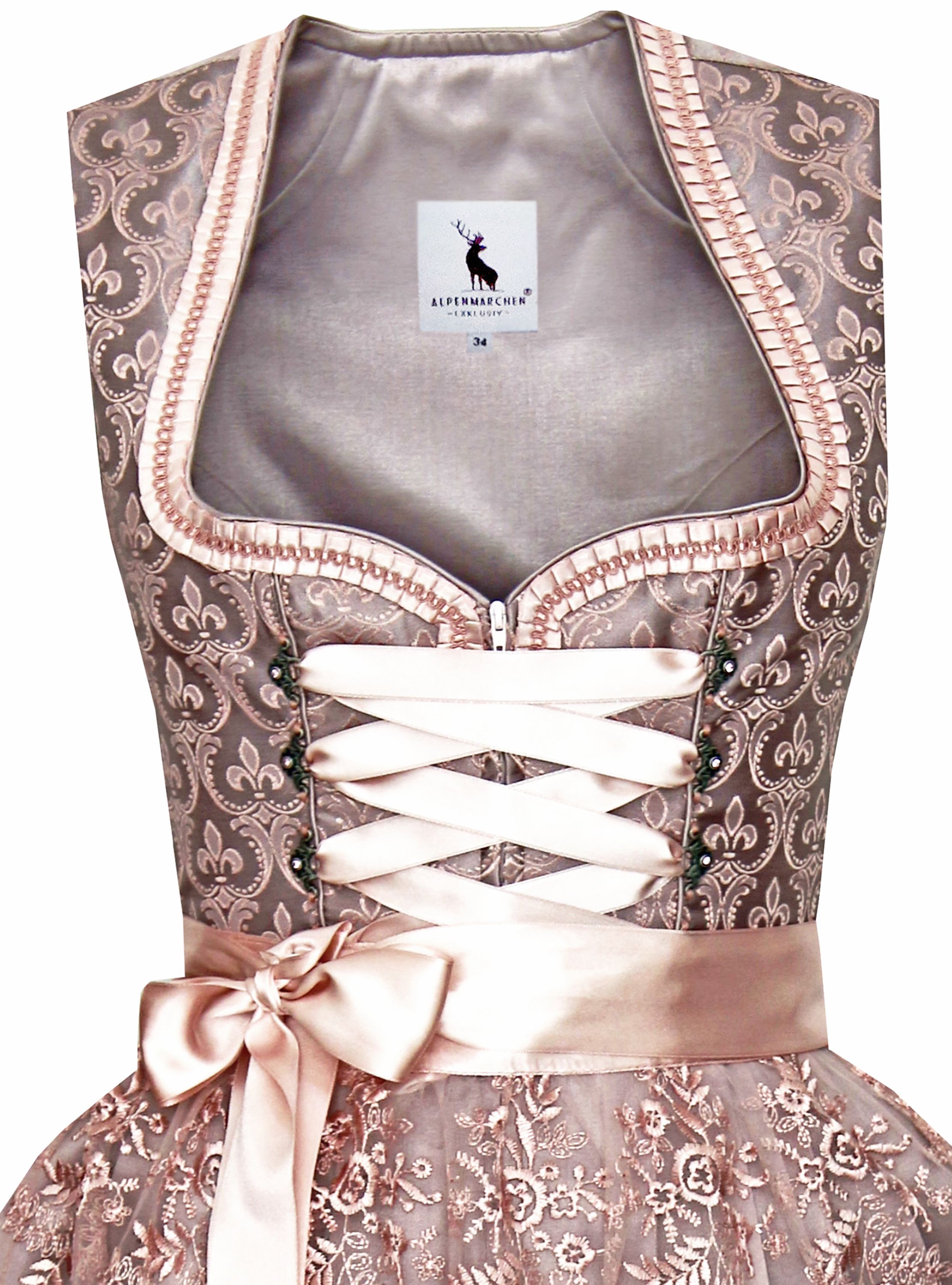 Dirndl Pauli in altrosa - ALM765