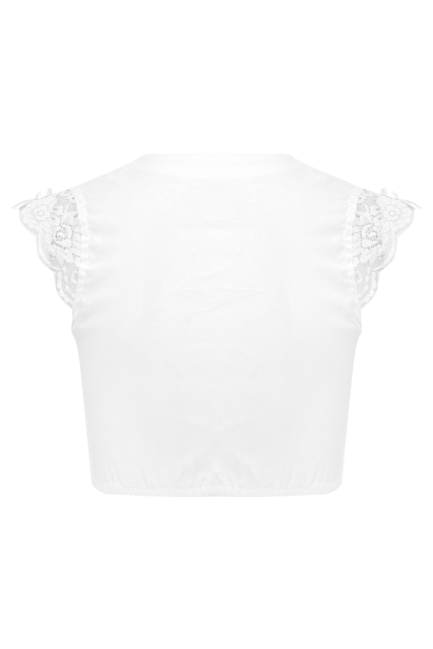 Alpenmärchen Damen Elegante Dirndlbluse Trachtenbluse aus Spitze Gr.32-56 - ALM-DB010