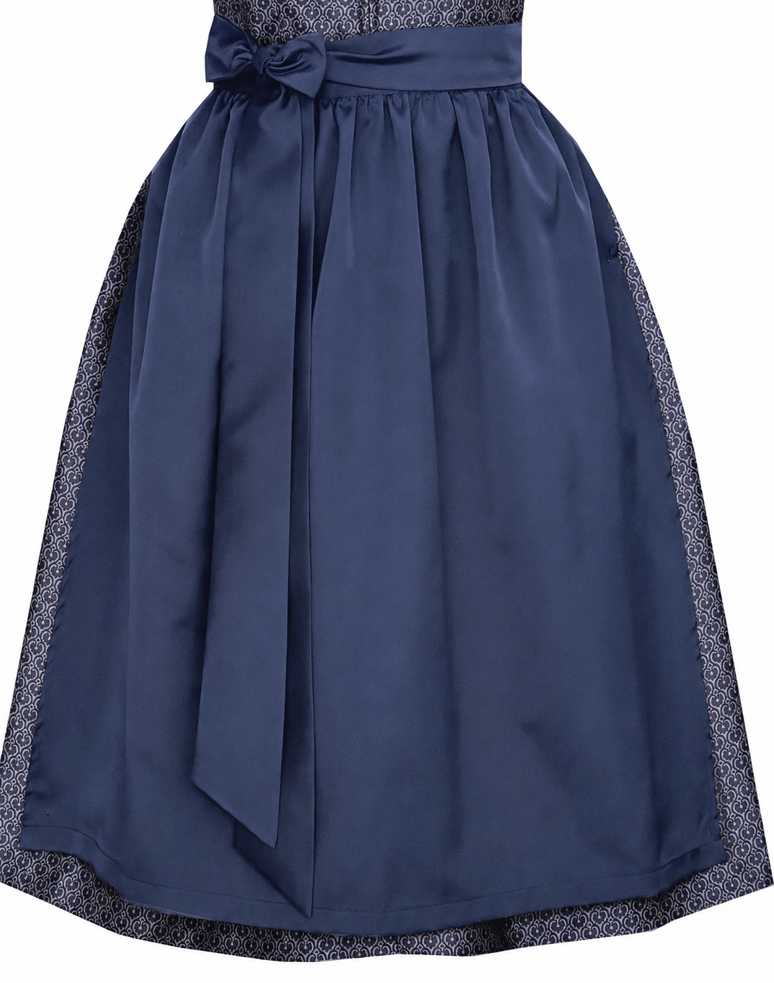 Midi Dirndl Liane in dunkelblau - ALM1052