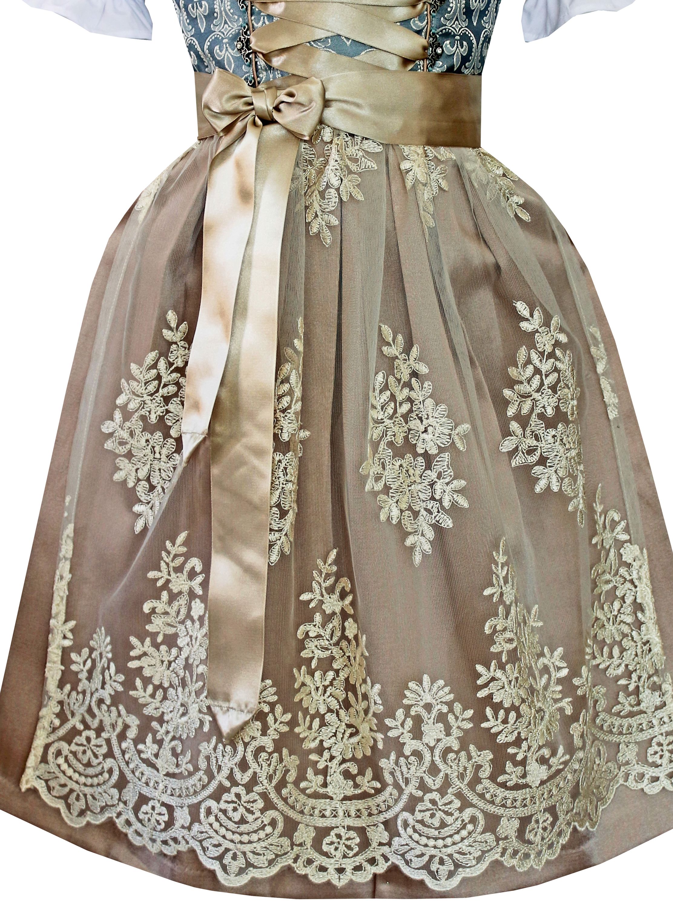 Kinderdirndl Aimée in Hellblau  - ALM-K556