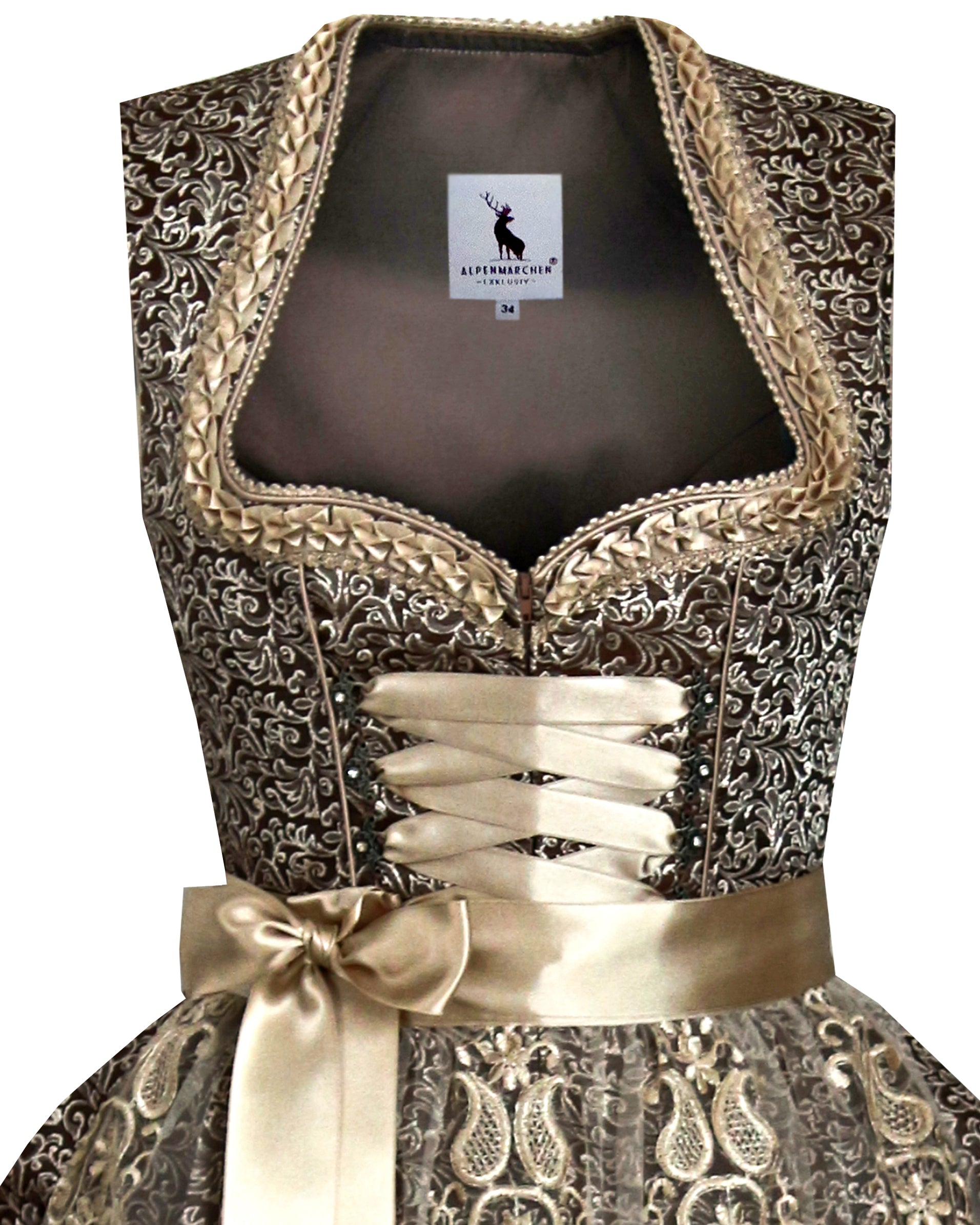 Dirndl Talia in braun - ALM785